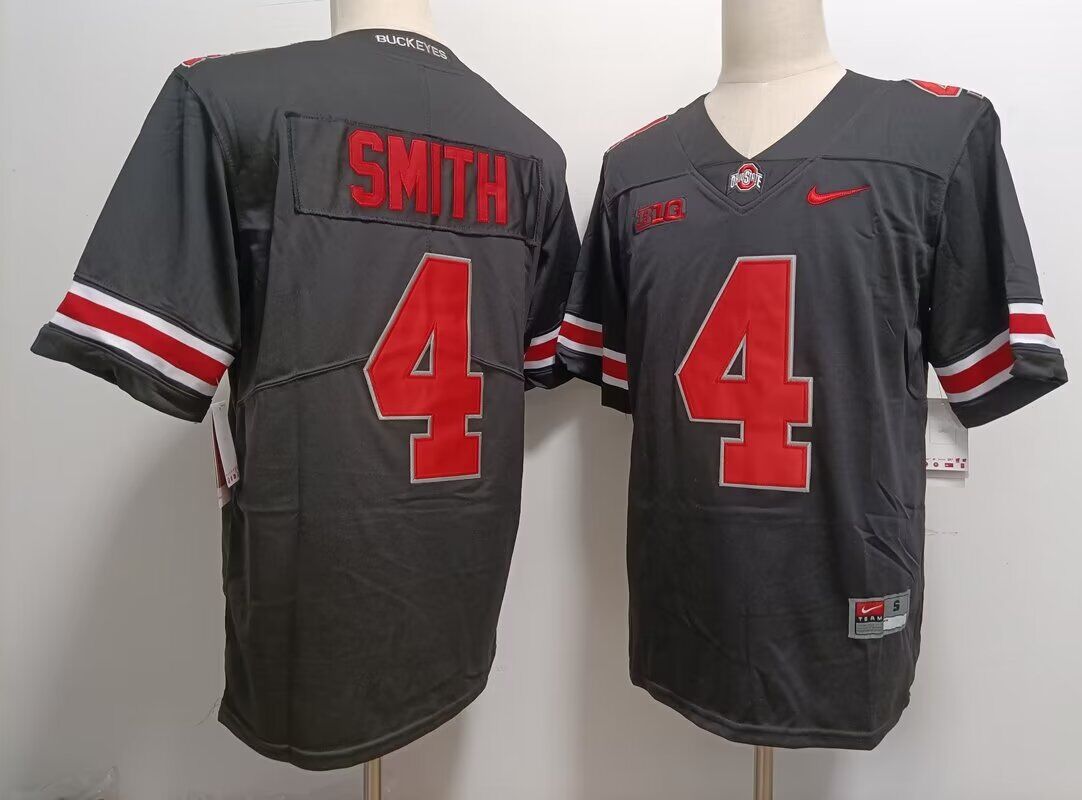 NCAA Men Ohio State Buckeyes Jeremiah Smith black Nike jersey